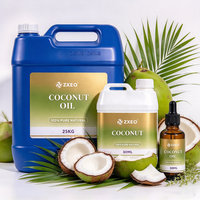 Huile de coco vierge multi-usage pressée à froid, non raffinée, naturelle, pour massage, soins de la peau, cheveux, fabrication de savon, aromathérapie, bricolage