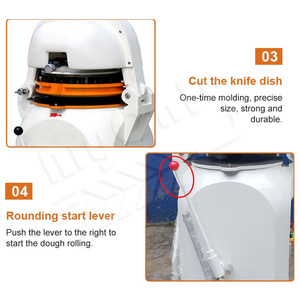 MYONLY mesin pembuat bola adonan bulat kualitas tinggi Semi otomatis mesin pemisah adonan roti Pizza - Product Image 4