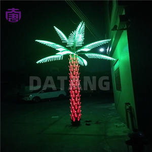 Lumière LED en forme de palmier style côtier pour la décoration de Noël, Halloween, mariage - Étanche IP65 pour utilisation dans les rues, centres commerciaux, sur les plages et lors de festivals - Product Image 6