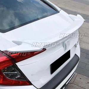 Pour Honda Civic dixième génération 2016 2017 2018 2019 2020, matériau ABS, couleur non peinte, aileron de coffre arrière, kit carrosserie, accessoires - Product Image 4
