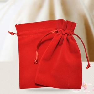 High-End Velvet Jewelry Pouch & Storage <b>Bag</b> Eco-Friendly 12*14cm for Jewelry <b>Accessories</b> and Gift Packaging - Product Image 5