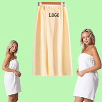 Peignoir de spa de luxe personnalisé avec logo, séchage rapide, en tissu gaufré, pour spa, beauté, soins capillaires et salon