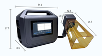 Machine de marquage laser à fibre portative 20W/30W/50W : capable de marquer tous les métaux, la pierre, les matériaux revêtus et les plastiques durs.