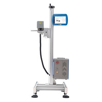 Imprimante laser volante automatique en ligne 220V, facile à utiliser, pour l'impression de dates sur film plastique