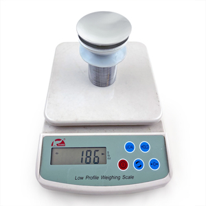 Thiết kế hiện đại pop-up bồn rửa cống Stopper chải Nickel nắp nhỏ tràn cho phòng tắm tàu Vanity bồn rửa bồn tắm pop-up - Product Image 4