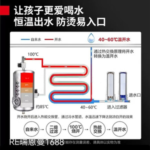 Ryanman Ro Reverse Osmosis <b>Water</b> <b>Dispenser</b> Cabinet Type Intelligent Anti Dry Burn Office School Use - Product Image 5