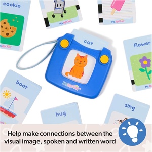 Tarjetas <span class=keywords><strong>de</strong></span> Memoria con Sonido, Lector Electrónico <span class=keywords><strong>de</strong></span> 100 <span class=keywords><strong>Palabras</strong></span>, Juguetes Educativos para Niños Pequeños, Aprendizaje Temprano, Regalo Interactivo - Product Image 5