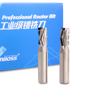 Lamboss <strong>PCD</strong> Router Bits Industrial Grade Solid Carbide CNC Router Bit Compression Cut <strong>End</strong> <strong>Mill</strong> Bit - Product Image 3