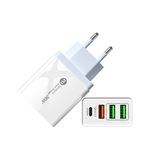 4 Port USB-C Wall Charger with PD 20W New Wholesale Travel Adapter for Mobile Phone &amp; <strong>Speaker</strong> Electric New Products - Product Image 2