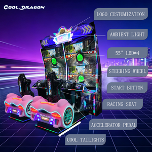 Simulateur de course extrême d'arcade en intérieur pour deux joueurs, paiement par code QR, expérience de conduite immersive, garantie 1 an, anglais - Product Image 3
