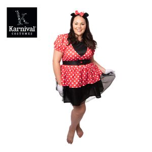 ODM Mujeres Fiesta Carnaval Rendimiento Cosplay Disfraz Venta al por mayor Miss Mouse Vestido XS a 2XL Anime Inspirado Traje familiar - Product Image 5
