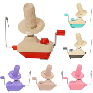 Enrouleur de laine en plastique écologique à manivelle 2026, <span class=keywords><strong>support</strong></span> pour bobine de fil, enrouleur de fil, <span class=keywords><strong>machine</strong></span> à enrouler les fibres, kit de couture, mode - Product Image 1