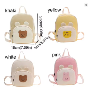Zainetto per la scuola materna coreano con orsetto dei cartoni animati, regolabile, in nylon, per bambini e bambine, adatto a tutte le stagioni - Product Image 6