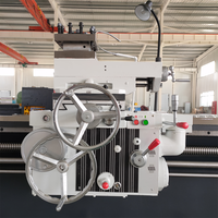 Tour horizontal CW6180E*3000 avec alésage de broche 105 mm, fraiseuse pour métal, automatique 220V