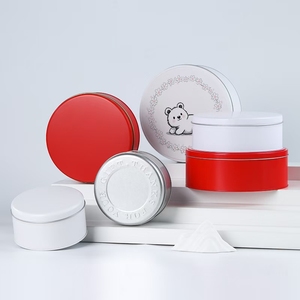 Hộp Sắt Màu rắn cho Cookie trứng cuộn trái cây sấy khô lễ hội Giáng sinh bao bì thực phẩm không in Hộp Quà Tặng kim loại - Product Image 1