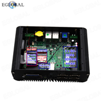 Eglobal multiport Intel Core i7 10510U 2 cœurs 8 fils max 64 Go prise en charge 6COM VGA HD GPIO SIM mini pc industriel sans ventilateur