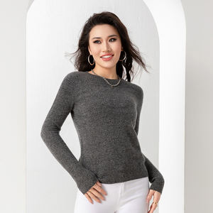 Fabricant de vêtements mode coréenne pour femmes automne tricots femmes 100% pull en cachemire - Product Image 6