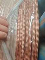 HDBC Hartgezogener Blankkupferleiter 7*8AWG/6AWG/4AWG/2AWG/1AWG Hochleitfähiges Flexibles Erdungskabel Stromkabel