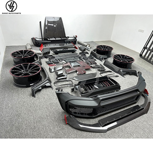 Nouveau kit carrosserie en carbone sec brillant style R pour Mercedes Classe G W463A W464 G63 2019-2023, pare-chocs et pièces de carrosserie auto - Product Image 3