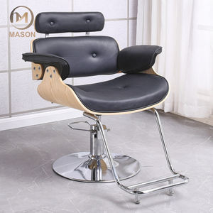 Silla de peluquero de altura ajustable profesional PU cuero-salón y barbería muebles equipo al por mayor - Product Image 1