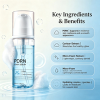Soin Visage Hydratant Doux à la Centella et à l'Acide Hyaluronique, Formule Micro-Mousse, Réparation de la Barrière Cutanée, 100ml, Marque Blanche