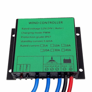 Contrôleur de charge éolienne 300/400/500/600W, régulateur étanche pour générateur éolien 12V 24V, commutateur automatique 20A - Product Image 1