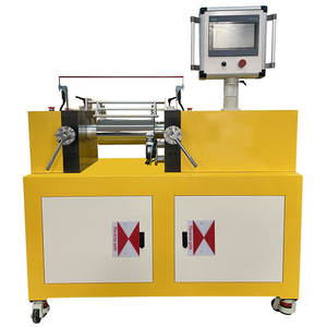 เครื่องบดแบบสองลูกกลิ้งอัตโนมัติพร้อมระบบทำความร้อนและเครื่องผสมแบบมีสเกล ยี่ห้อซีหัวแล็บ (สำหรับยาง/พลาสติก) 380V 7.4kW - Product Image 1