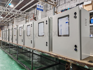 Boîtier de distribution extérieur étanche IP65 en acier galvanisé avec verrouillage CE pour projets personnalisés – Coffrets de commande électriques - Product Image 6