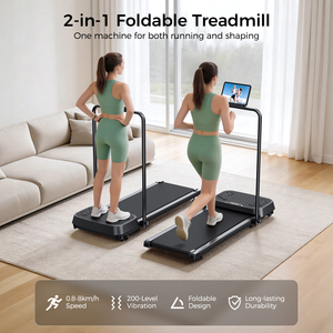 Plataforma Vibratoria Multifuncional <span class=keywords><strong>Trendyol</strong></span>, Cinta de Correr Plegable 2 en 1, Máquina Adelgazante para Uso Doméstico - Product Image 1