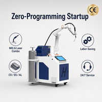 Robot de Soldadura MIG Colaborativo de 6 Ejes CE 350 500A, Robot de Soldadura MIG sin Programación, Máquina de Soldadura