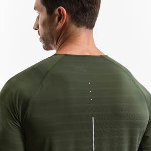 Camiseta Deportiva de Secado Rápido de Poliéster y Elastano para Hombre, Camiseta Deportiva para Gimnasio, Camiseta con Logotipo de Impresión Digital Personalizada para Hombre - Product Image 4