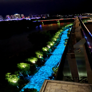 Proyector de Luz Gobo con Efecto de Ondas de Agua para Áreas Escénicas, Parques, Hoteles, Centros Comerciales, Jardines y Proyectos de Iluminación Decorativa para Exteriores - Product Image 1