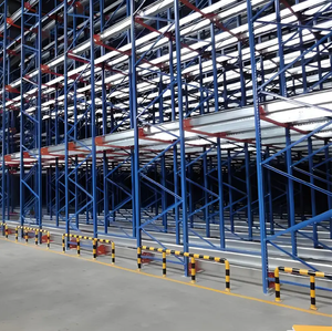 Système de rayonnage à navette radio automatique à haute vitesse, à quatre voies, à haute densité, robuste, personnalisé, pour entrepôt, rayonnage de stockage pour chambre froide - Product Image 3