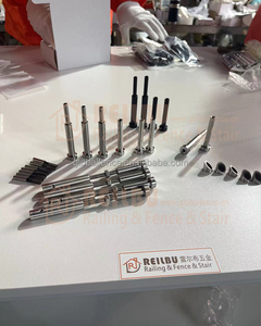 Reilbu Nhà Máy Giá Matt đen inox cáp thép không gỉ lan can bài lan can dễ dàng tự làm - Product Image 6