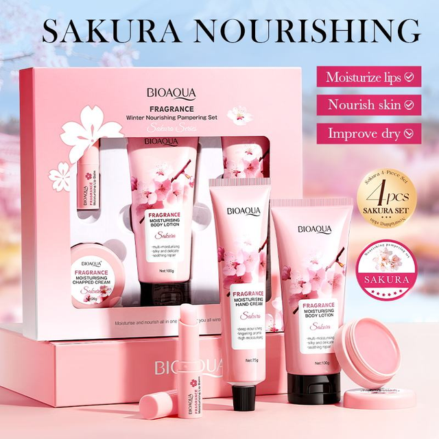Wholesale High Quality Skincare 4pcs Set Moisturizing Brightening Firming Organic Natural Skin Care Kit