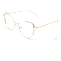 HM018 Montures de lunettes de vue pour femmes, style œil de chat, montures optiques tendance, montures de lunettes à large bord