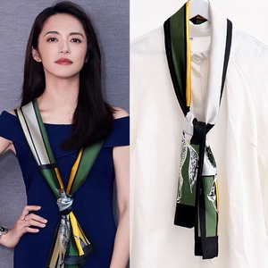 2025 Neueste Stars Same Style Langer Schal Damen Frühlingsmode Muslimisches Abstraktes Muster Dekorativer Yiwu-Schal - Product Image 2