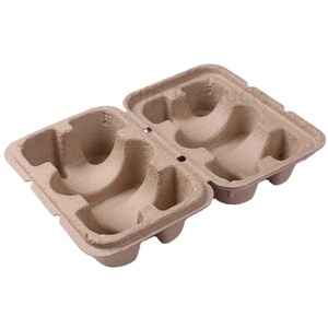 Натуральный коричневый цвет биоразлагаемый лоток для яиц, целлюлоза, упаковка для стеклянной бутылки - Product Image 6