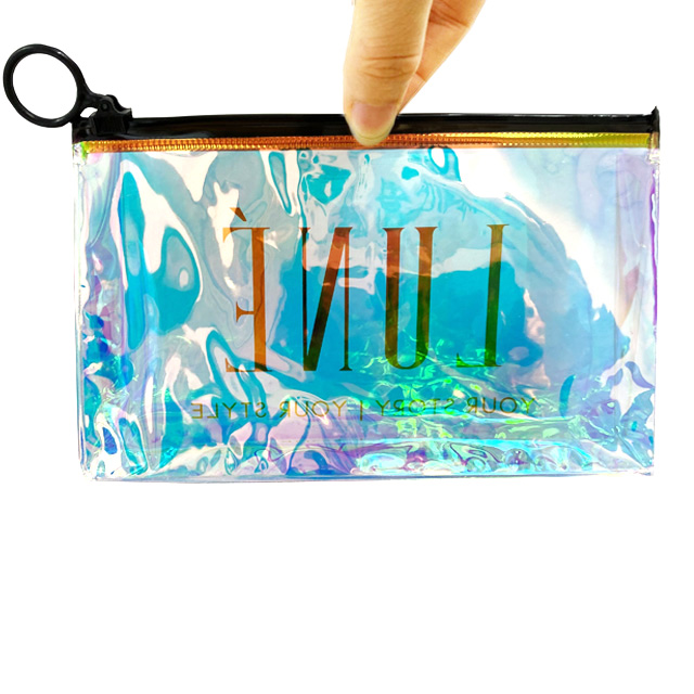 Slider Handle, Portable Travel Luggage Pouch, Clothes Storage Bag, Organizer, Vinyl Storage Bags, Dual Zippers