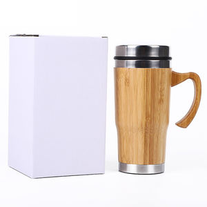 Thermos de voyage isolé sous vide, avec couvercle, pour conserver la peau de bambou, ml - Product Image 4