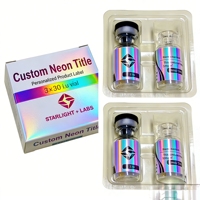 Autocollants en vinyle personnalisés imperméables pour pots cosmétiques 3ml 10ml 15ml