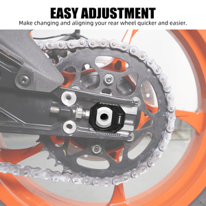 NICECNC pour KTM 2024-2025 125 250 Duke 390 Duke <span class=keywords><strong>Kit</strong></span> de réglage de tension de chaîne pour bloc d'axe arrière 390 Adventure R X SMC <span class=keywords><strong>Enduro</strong></span> R - Product Image 5