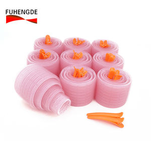 Milieuvriendelijke 100% Nylon Tape Haarkrulspelden Rollers Met Elastiek Voor Haarstyling - Product Image 1