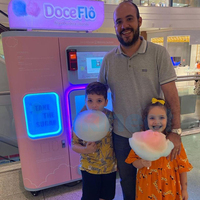 Nouvelle Machine Commerciale Automatique de Fabrication de Barbe à Papa et de Bonbons, Mini Distributeur de Barbe à Papa