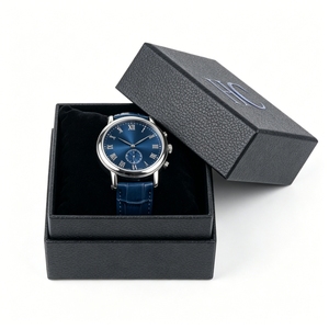 Luxury Custom Logo Watch <b>Box</b> Lid and Base Packaging Rigid Paper Gift <b>Box</b> for Men Women Wristwatch Wholesale Manufacturer - Product Image 2
