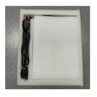 Film intelligent auto-adhésif ultra-transparent blanc commutable 85% 92% pour vitrage de confidentialité, échantillon pour murs-rideaux de bâtiments et cloisons de bureaux
