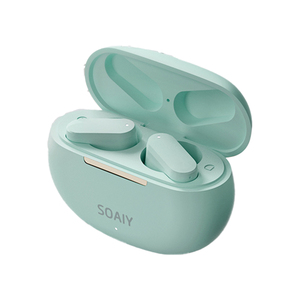 Soaiy SL6 Đúng Không Dây Bluetooth Tai Nghe Mới Thể Thao Giảm Tiếng Ồn Thích Hợp Cho Huawei Xiao-<span class=keywords><strong>Mi</strong></span> Oppo Người Đàn Ông Của Và Phụ Nữ Của <span class=keywords><strong>Mod</strong></span> - Product Image 1