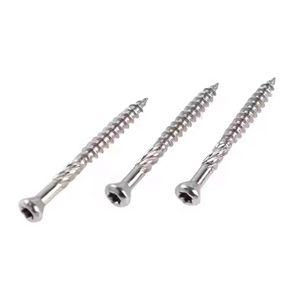สกรูหัวแบนรูปไข่แบบ Torx ขนาด 3 นิ้ว สแตนเลส SS304 สำหรับงานเด็ค คลาส 8 เมตริก สกรูเกลียวปล่อยสำหรับไม้ - Product Image 2