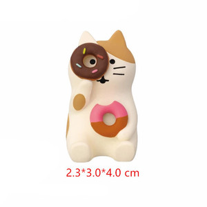 Figurines miniatures <span class=keywords><strong>de</strong></span> style japonais sur le thème des chats, pour boulangerie, café, mini-marché, accessoires <span class=keywords><strong>de</strong></span> <span class=keywords><strong>voiture</strong></span>, décorations <span class=keywords><strong>de</strong></span> table - Product Image 5