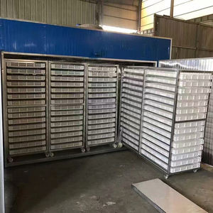 Déshydrateur alimentaire industriel à circulation d'air chaud avec moteur à <span class=keywords><strong>pompe</strong></span> - Séchoir à plateaux pour fruits et champignons en acier inoxydable 304 - Product Image 4